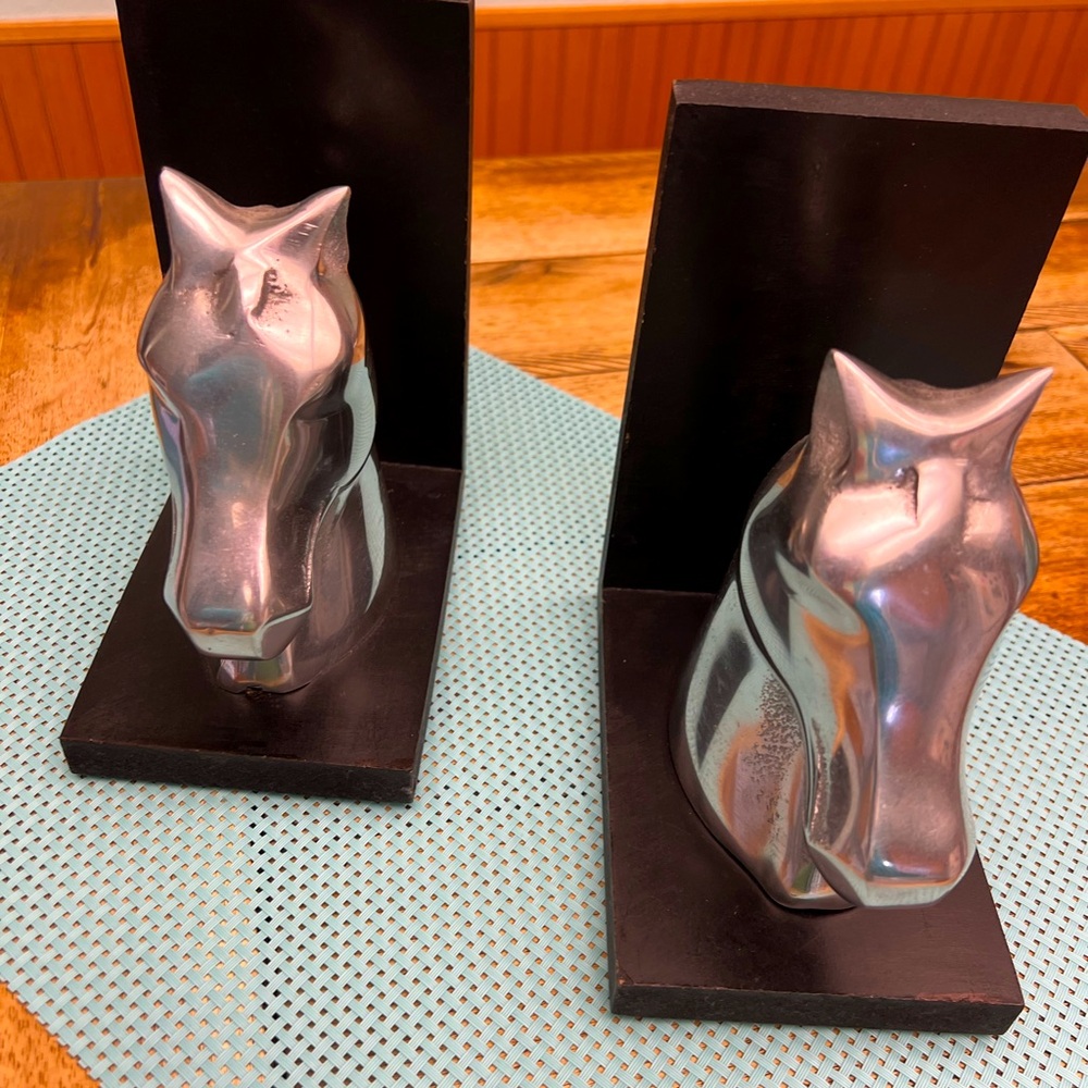 Horse Head Bookends